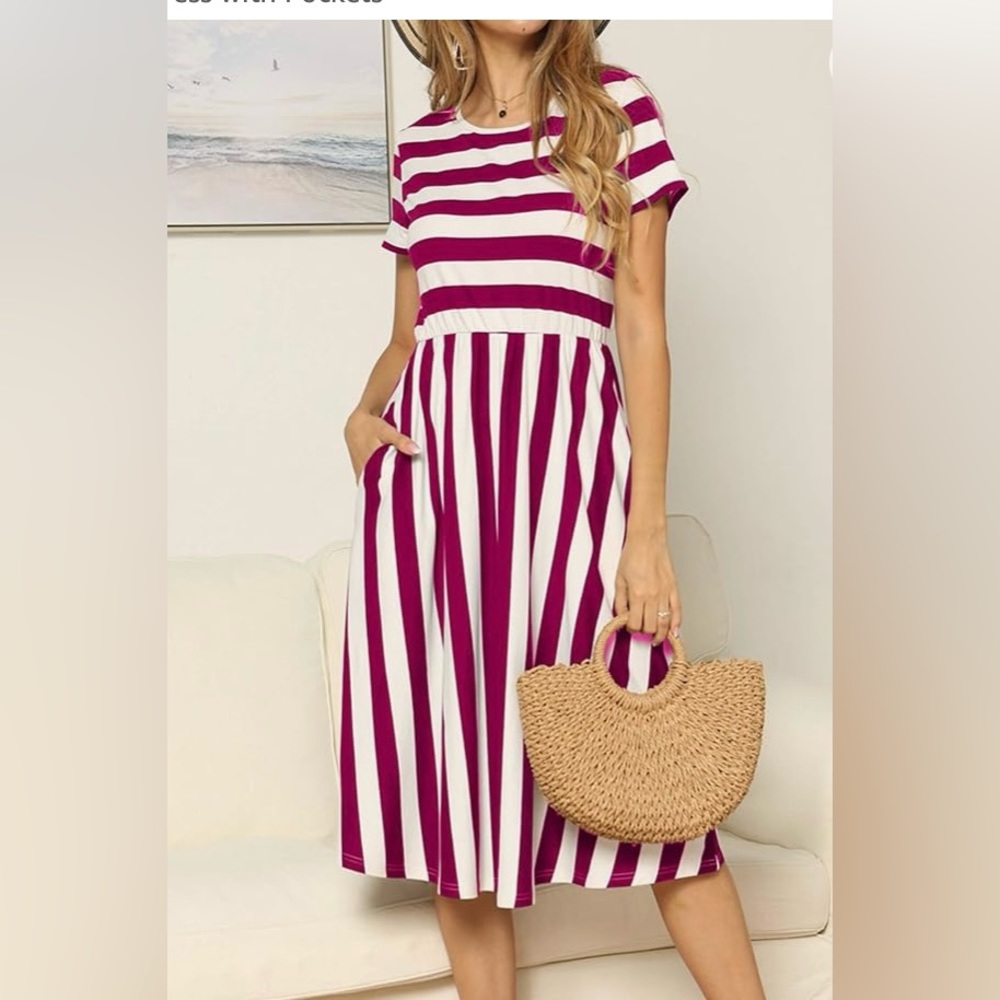 Levaca // Midi Dress with Pockets
